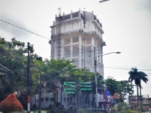 Sirine dan Lampu Skylight Kantor Leideng Palembang Menyala