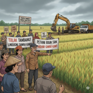 Setelah Tolak Tambang, Kades Sambeng Hilang