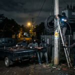 Pencuri Kabel Listrik.