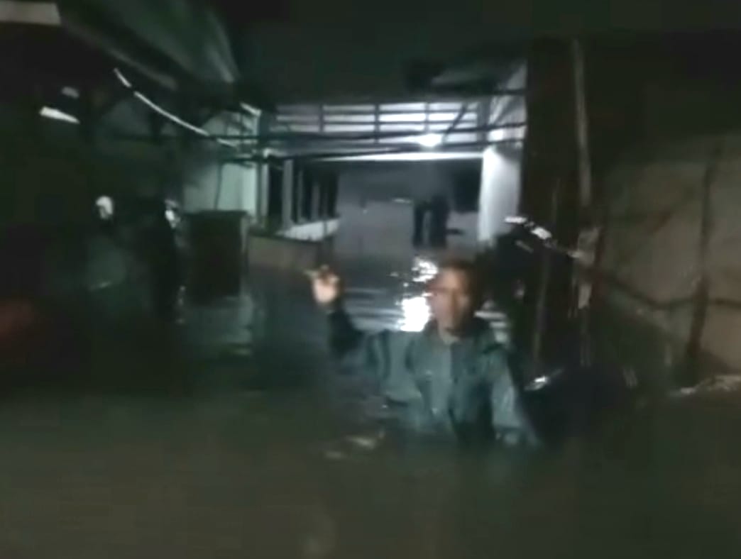 Banjir di Kota Bandar Lampung.