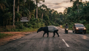 Tapir Keliaran di Jalan Lintas Sumatra, tapi Dimutilasi Warga