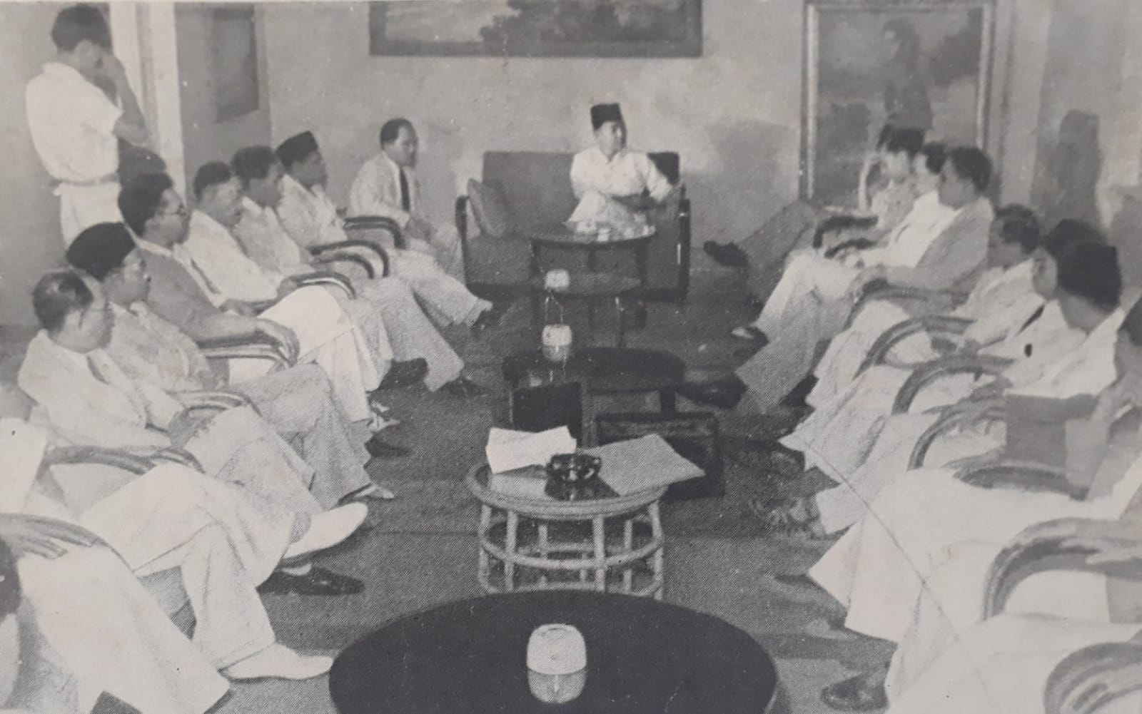 Presiden Sukarno Rapat